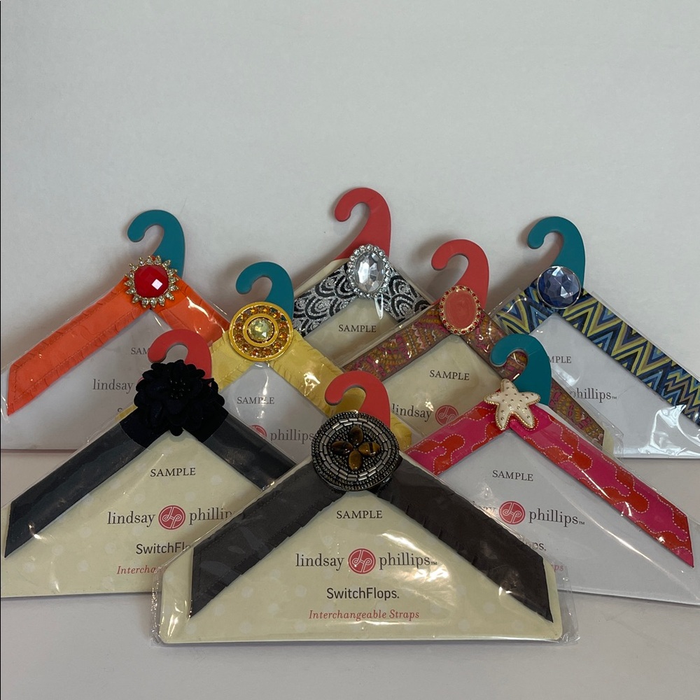 Lindsay Phillips switchflop straps size small lot of 8 sets NEW